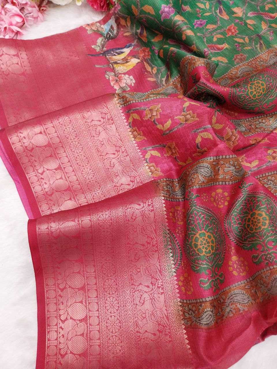 YNF SOFT KOTA SYF ANHANT-1 SAREES WHOLESALE PRINTED LADIES KOTA DORIA SAREES MANUFACTURER